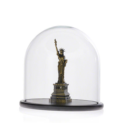 Grand dôme en verre de Borosilicate avec la base, cloche en verre de Bell de taille de 20cm fournisseur