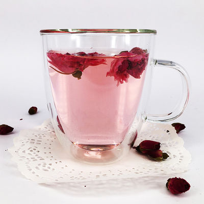 Verres à boire ronds de Noël, tasse adaptée aux besoins du client en verre de double couche de Latte fournisseur