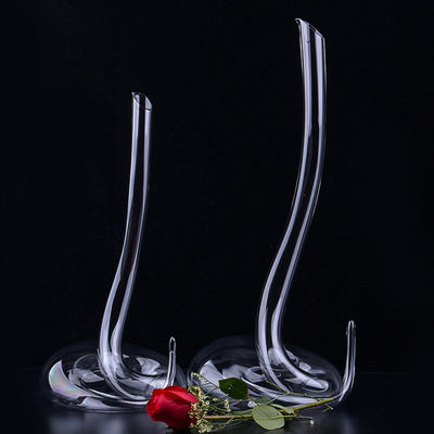 Facile à utiliser durable en verre de grande capacité de décanteur de vin de forme créative de serpent fournisseur