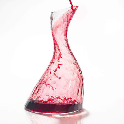 Décanteurs en verre faits main adaptés aux besoins du client de boisson alcoolisée, aérateur de vin rouge de Lightweght fournisseur