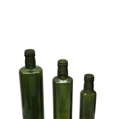 Capacité adaptée aux besoins du client par Pourer en acier de couvercle à visser d'olive de bouteille en verre noire d'huile fournisseur