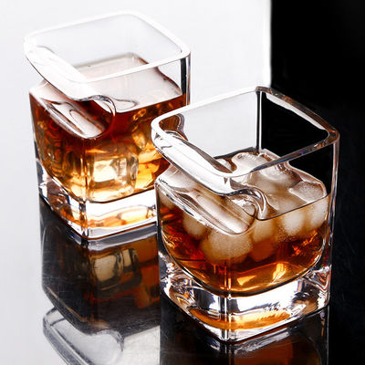 Le fond épais démodé de vin de cigare en verre de double en cristal de tasse pour le whiskey fournisseur