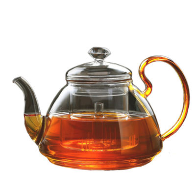 Théière de floraison sûre de thé de Stovetop, bouilloire fleurissante de feuilles mobiles et théière réglées avec le filtre fournisseur