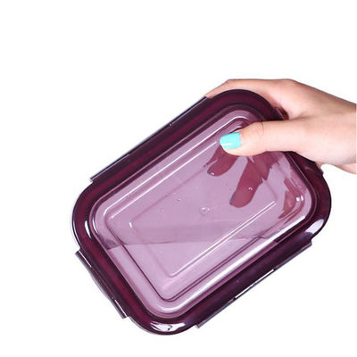 Conteneur de nourriture 410ml en verre étanche libre clair de BPA fournisseur