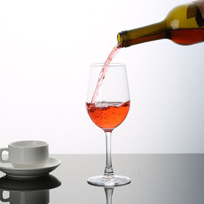 Verres sans plomb enflés du vin 300ml rouge de main de restaurant fournisseur