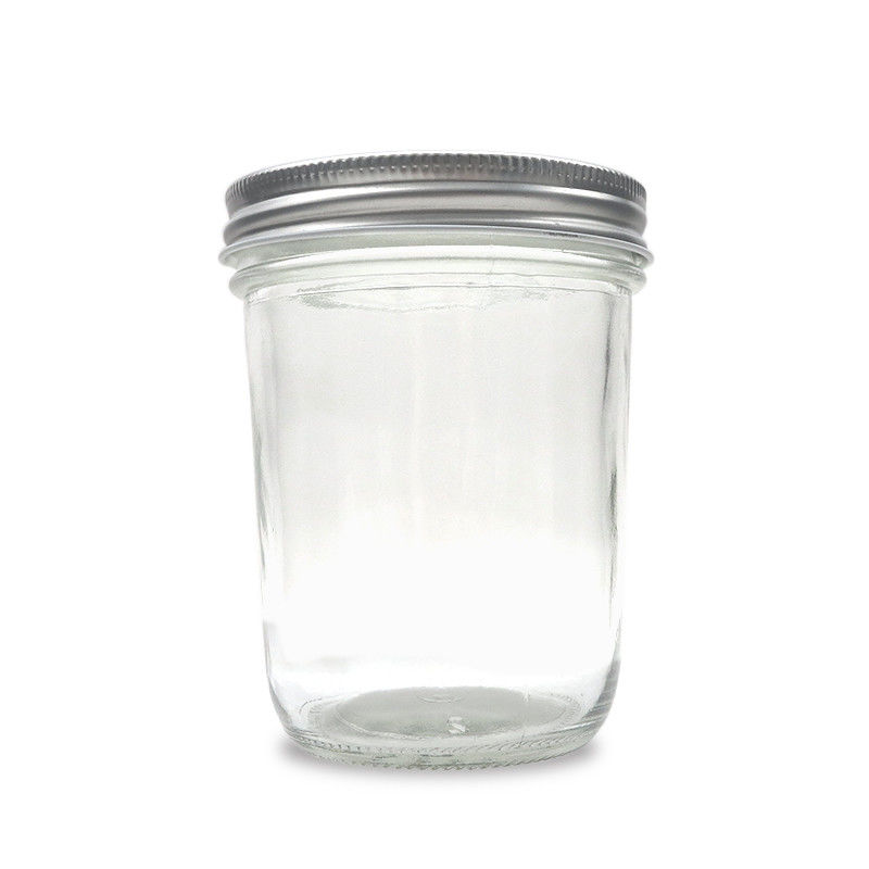 Le stockage 4oz/8 onces de nourriture de pots en verre, bouche large directement a dégrossi les pots en verre fournisseur