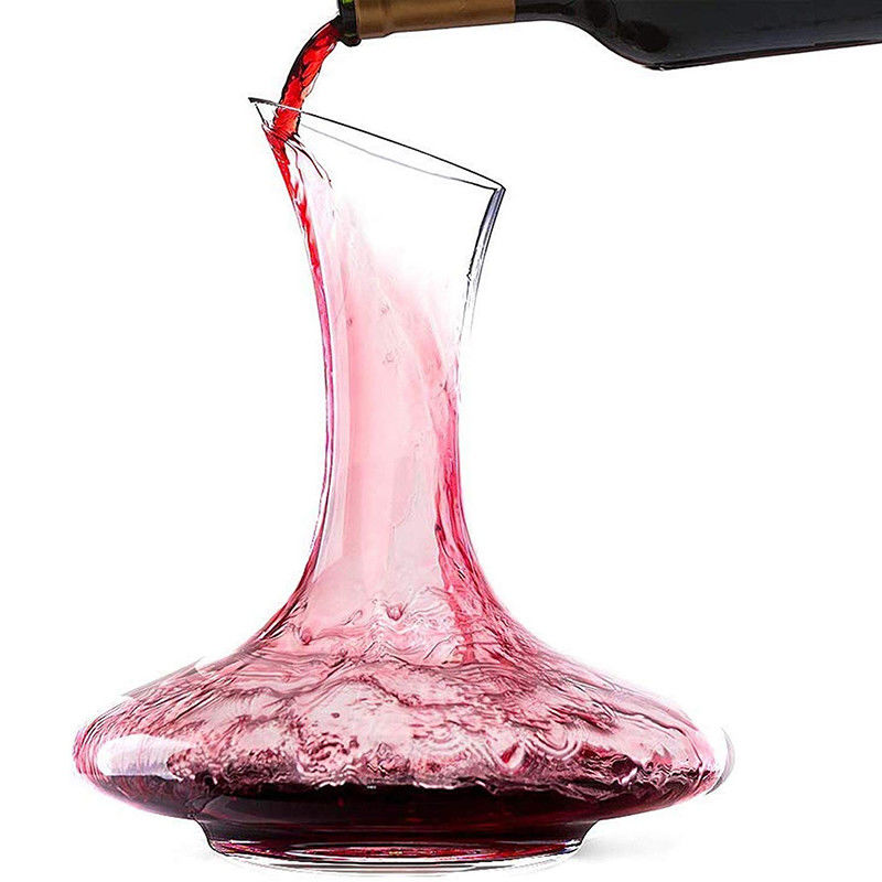 Capacité soufflé par main/1800ml personnalisée de décanteur de vin de verre cristal 1200ml fournisseur
