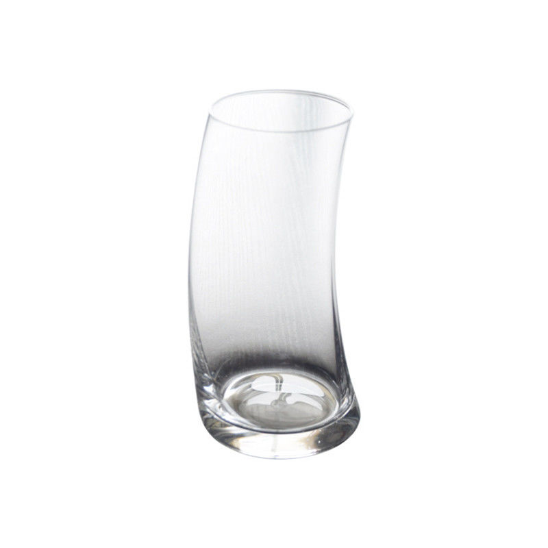Le klaxon de LFGB a formé la tasse enflée en verre de bière 500ml de main fournisseur