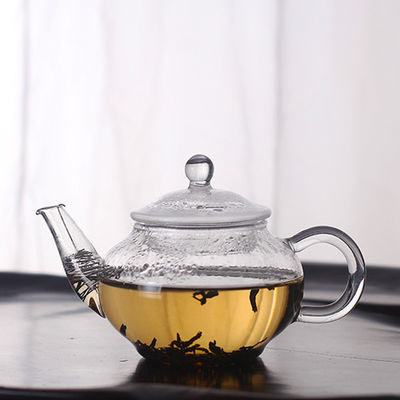 théière de dessus de fourneau de 8.5oz 250ml avec Infuser, bouilloire de thé claire de pyrex avec le filtre en verre fournisseur