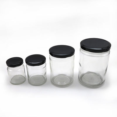 Fixez les pots de mise en boîte mini en verre de joint, le conteneur 500ml/720ml en verre rond fournisseur