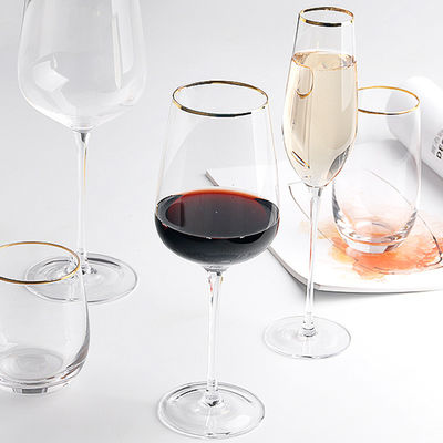 Capacité faite sur commande en cristal faite à la machine en verre de vin pour la partie/barre à la maison écologiques fournisseur