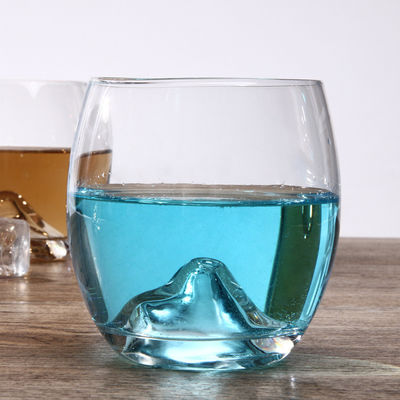 Whiskey de luxe goûtant des verres, ensemble unique de culbuteur de verre cristal d'Everest fournisseur