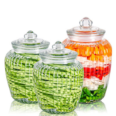 Boîte métallique en verre de nourriture de fermentation hermétique large de bouche fournisseur