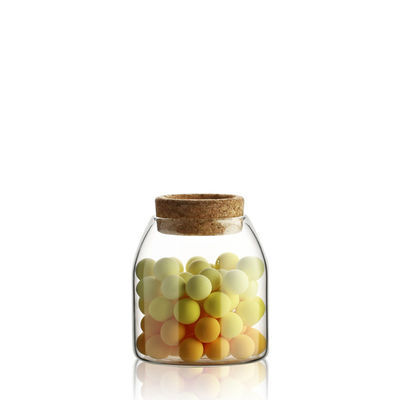 Pot en verre hermétique de Borosilicate de stockage transparent de nourriture fournisseur