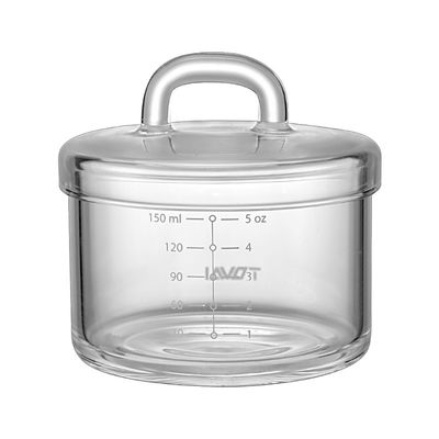 Bols en verre libres clairs à micro-ondes de Borosilicate de 150ml BPA fournisseur