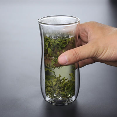 Tasses de thé turques à double paroi en verre de Borosilicate 350ml fournisseur